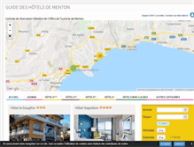 Tablet Screenshot of hotelmenton.fr